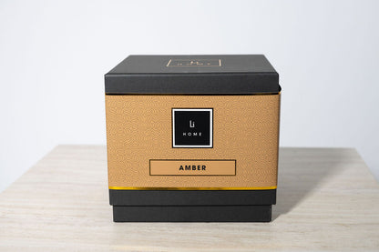 Lifestyle Home Collection Amber 3-Wick Soy Candle 1kg