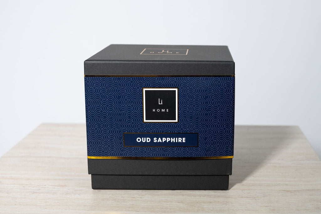 Lifestyle Home Collection Oud Sapphire 3-Wick Soy Candle 1kg