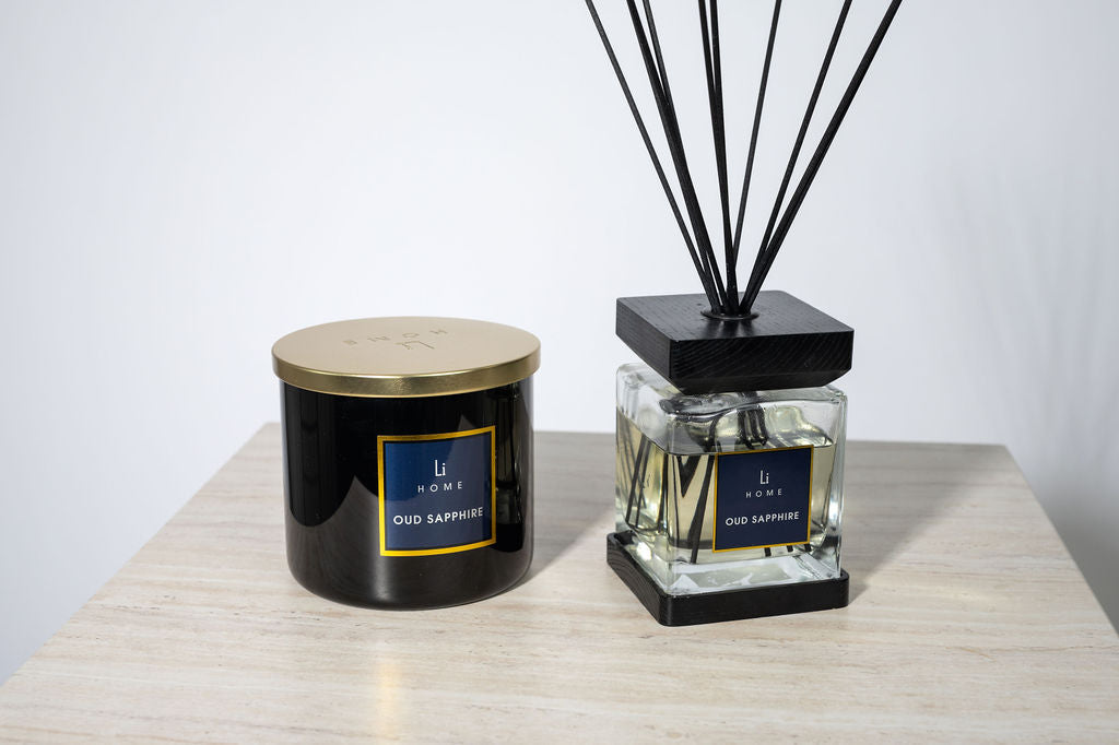 Lifestyle Home Collection Oud Sapphire 3-Wick Soy Candle 1kg