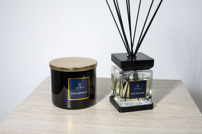 Lifestyle Home Collection Oud Sapphire 3-Wick Soy Candle 1kg