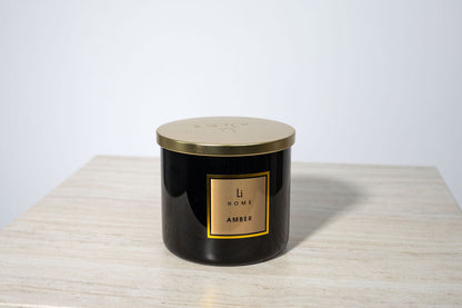 Lifestyle Home Collection Amber 3-Wick Soy Candle 1kg