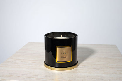 Lifestyle Home Collection Amber 3-Wick Soy Candle 1kg