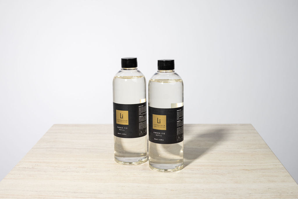 Lifestyle Home Collection Amber Fie XXL Diffuser Refill 2 x 500ml