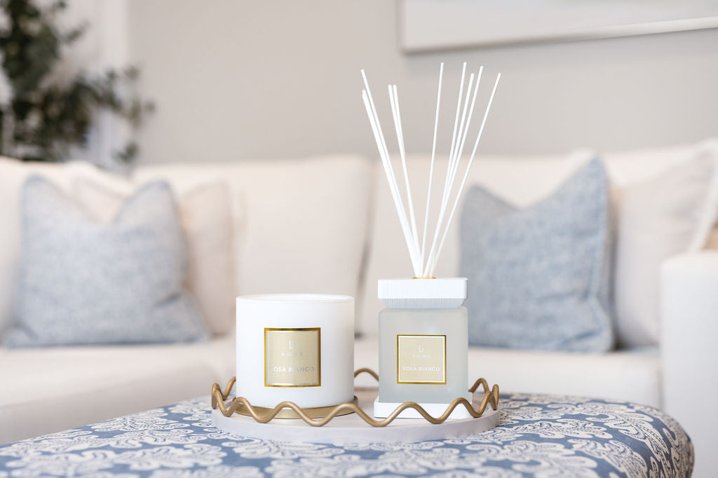 Lifestyle Home Collection Rosa Blanco 3-Wick Soy Candle 1kg