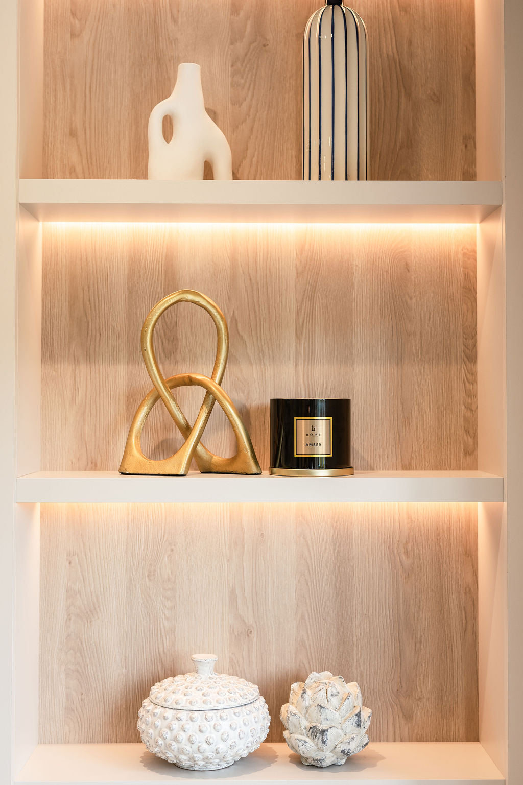 Lifestyle Home Collection Amber 3-Wick Soy Candle 1kg