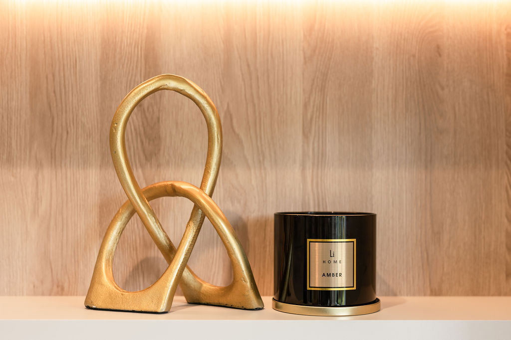 Lifestyle Home Collection Amber 3-Wick Soy Candle 1kg