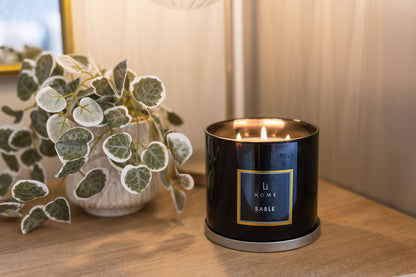 Lifestyle Home Collection Sable 3-Wick Soy Candle 1kg