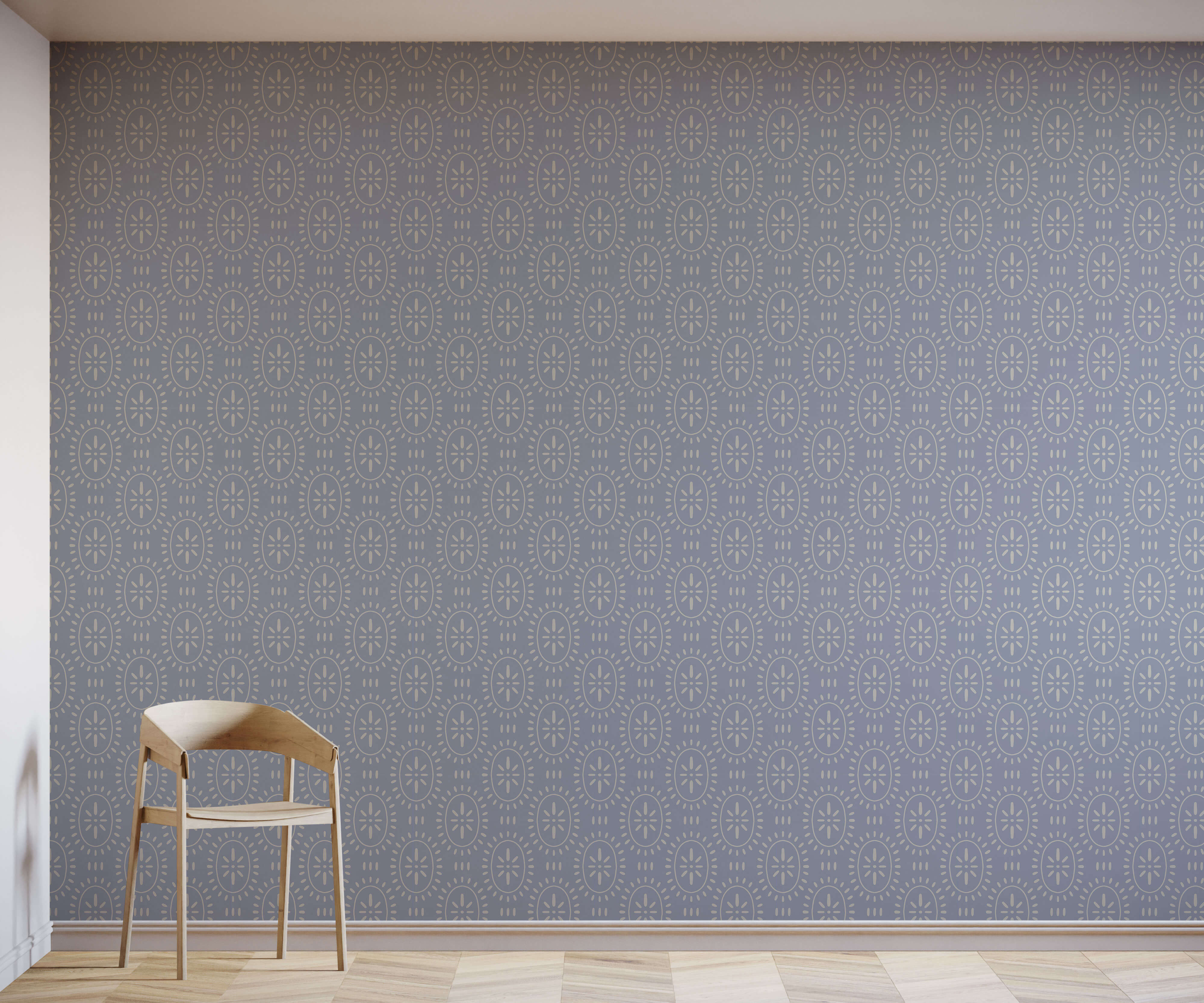 Limba Wallpaper | Hand-Drawn Sun Motif Design by Bobbi Beck – Proleno