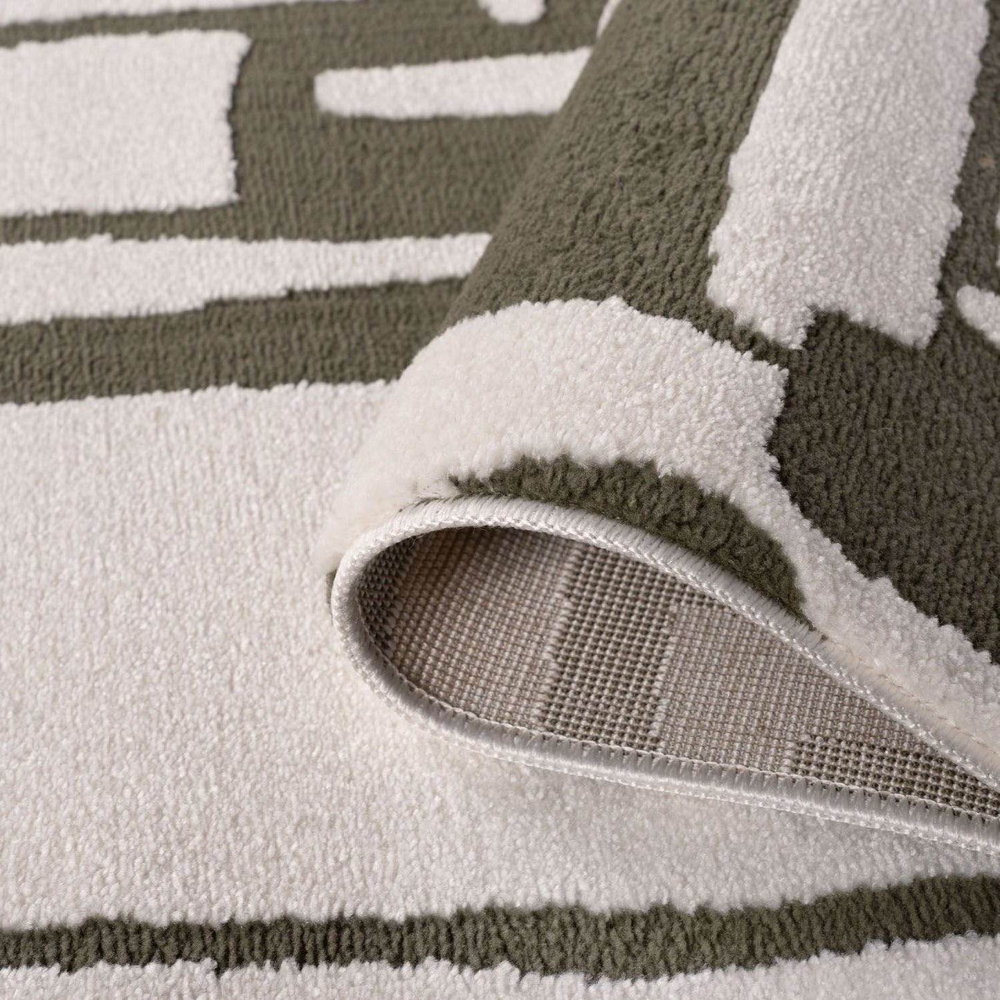 Loft Abstract Green Rug