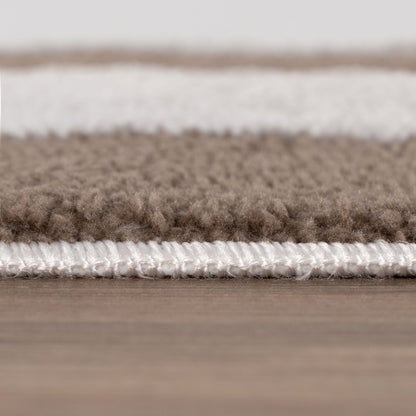 Loft Checkerboard Brown Rug