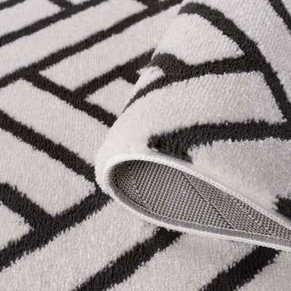 Loft Chevron Dark Grey Rug