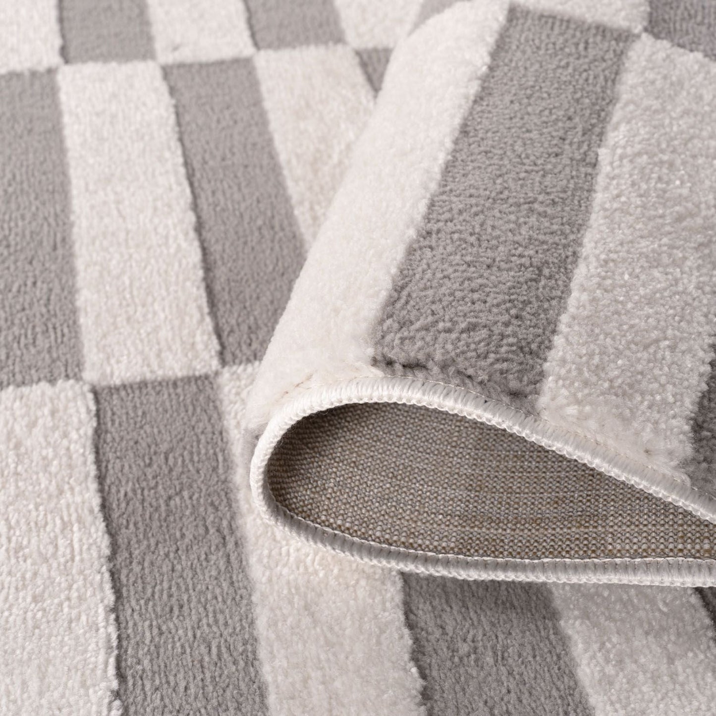 Loft Striped Grey Rug