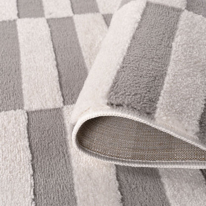 Loft Striped Grey Rug
