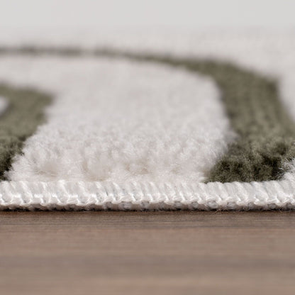 Loft Geometric Green Rug
