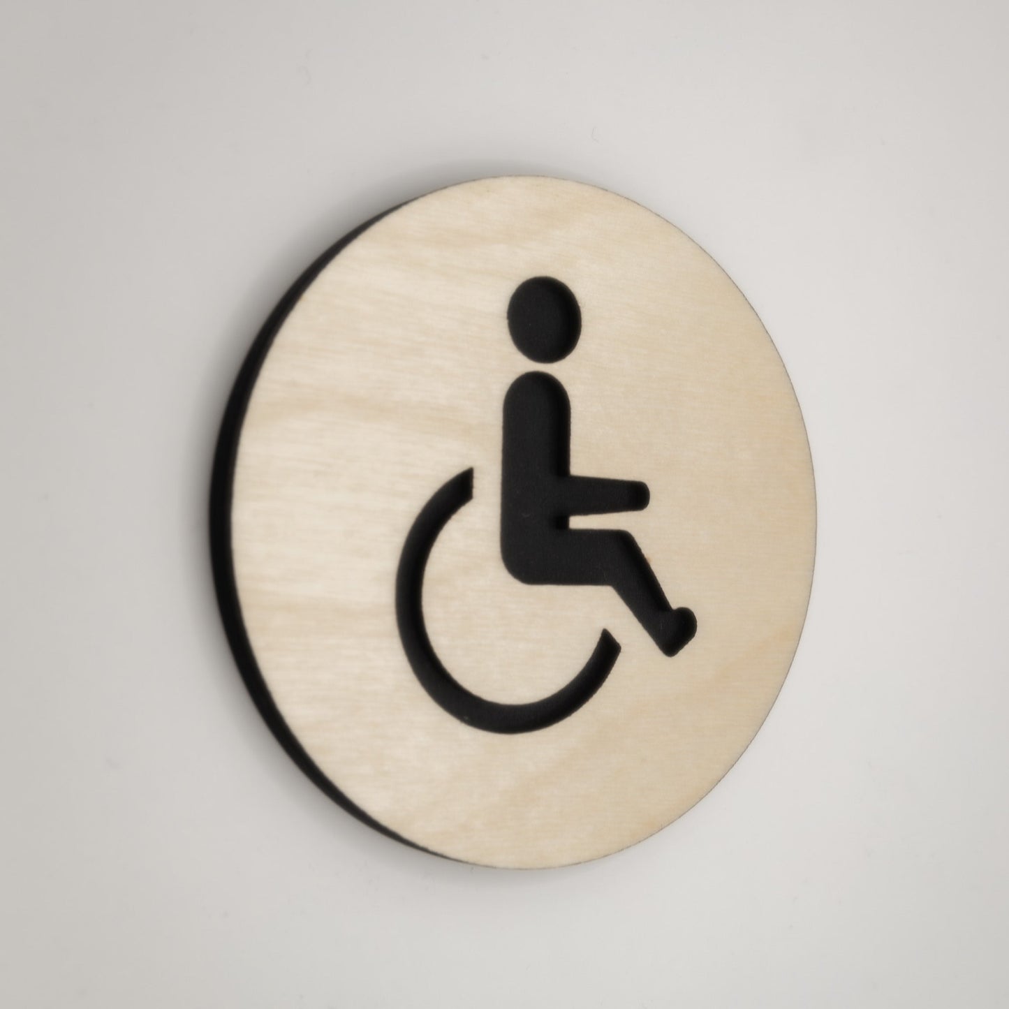 Handicap Accessible Door Sign - Bathroom
