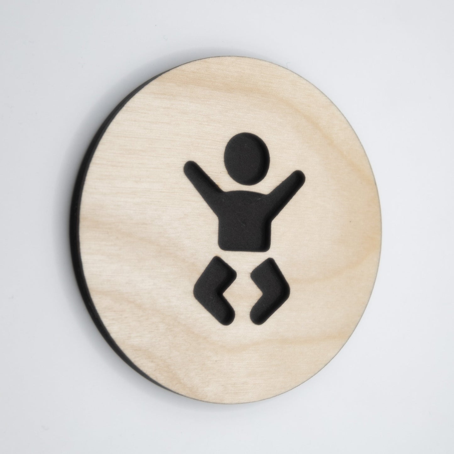 Baby Changing Door Sign - Bathroom
