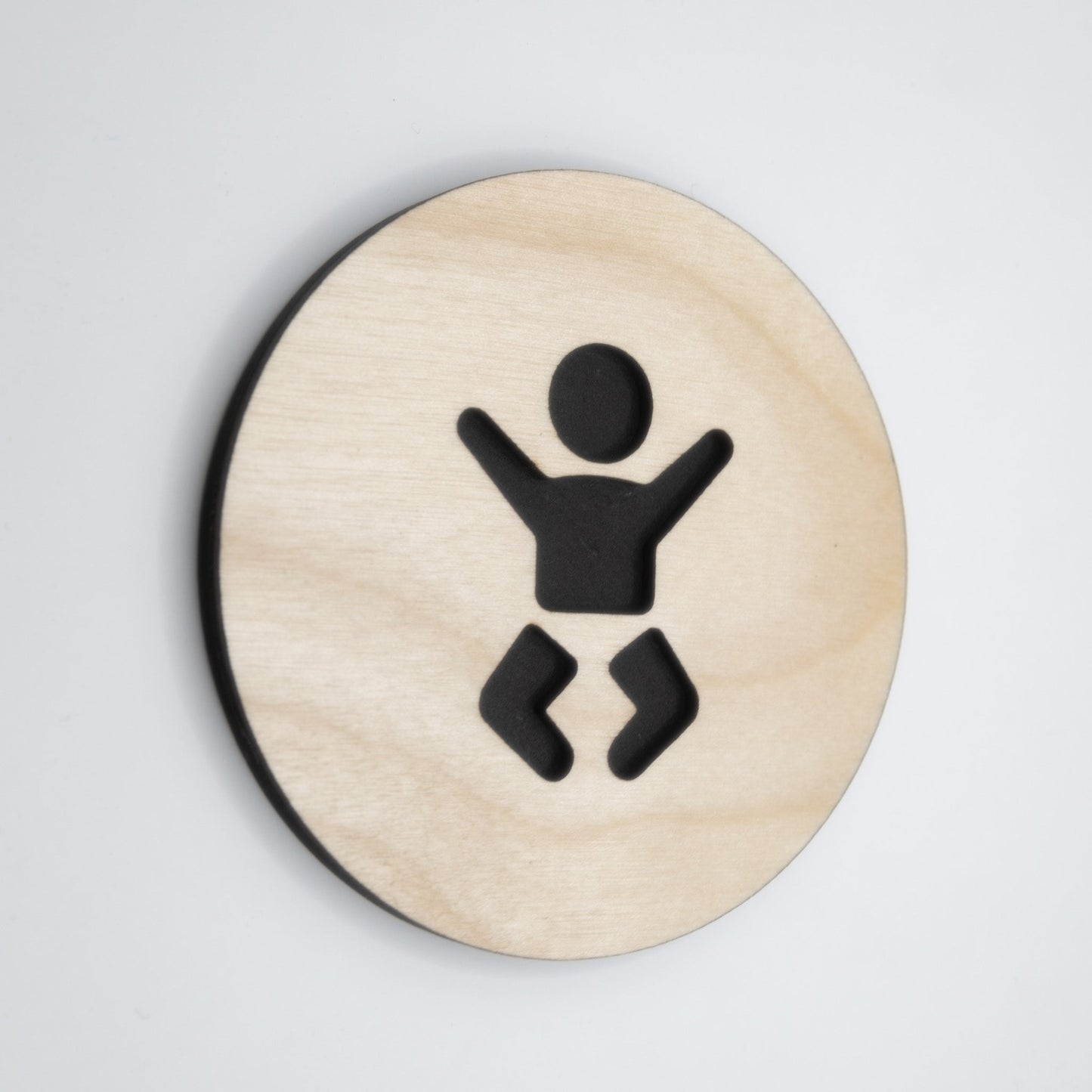 Baby Changing Door Sign - Bathroom