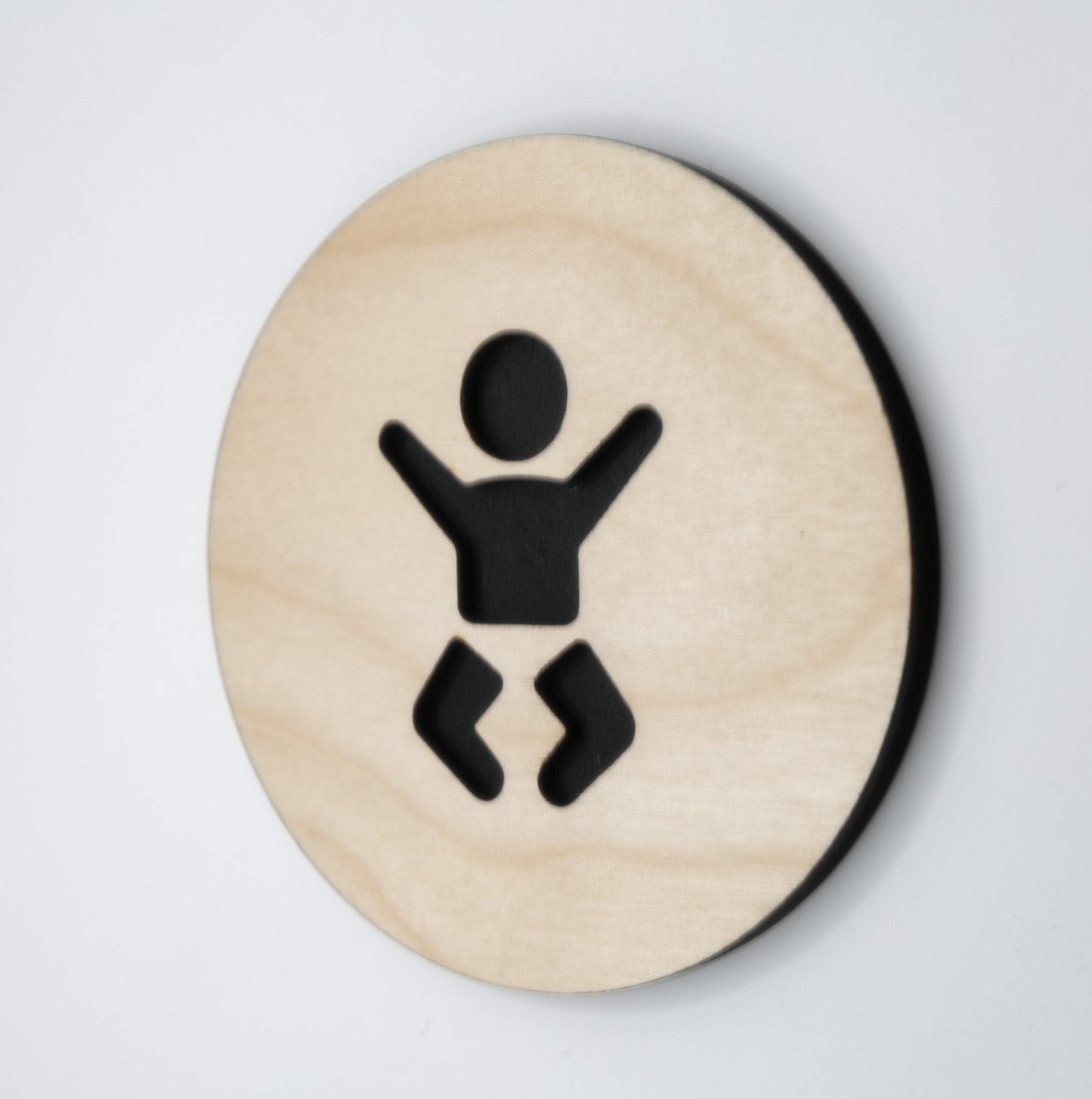 Baby Changing Door Sign - Bathroom