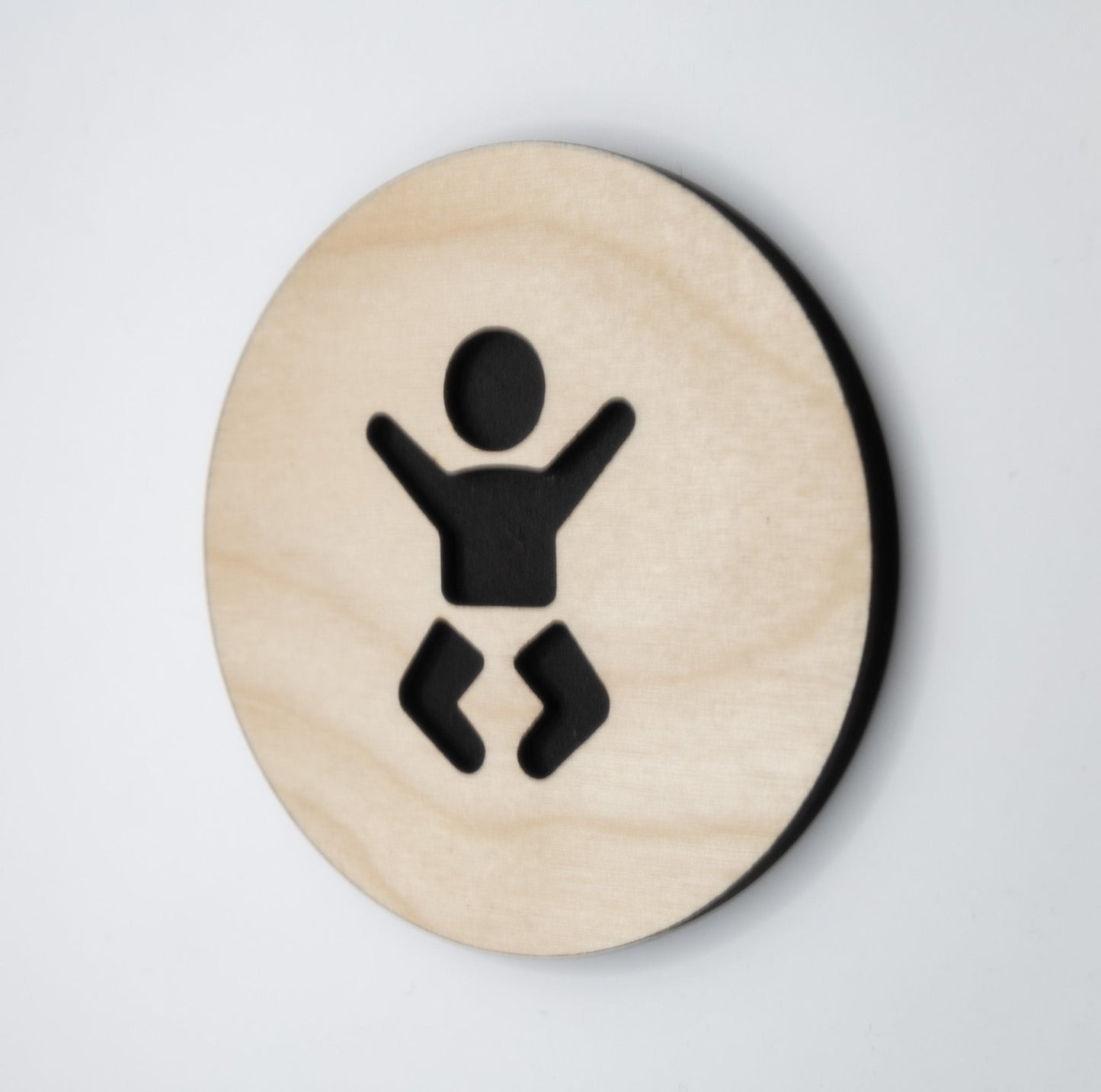 Baby Changing Door Sign - Bathroom