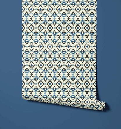 Bobbi Beck Mazina Aztec Geometric Wallpaper