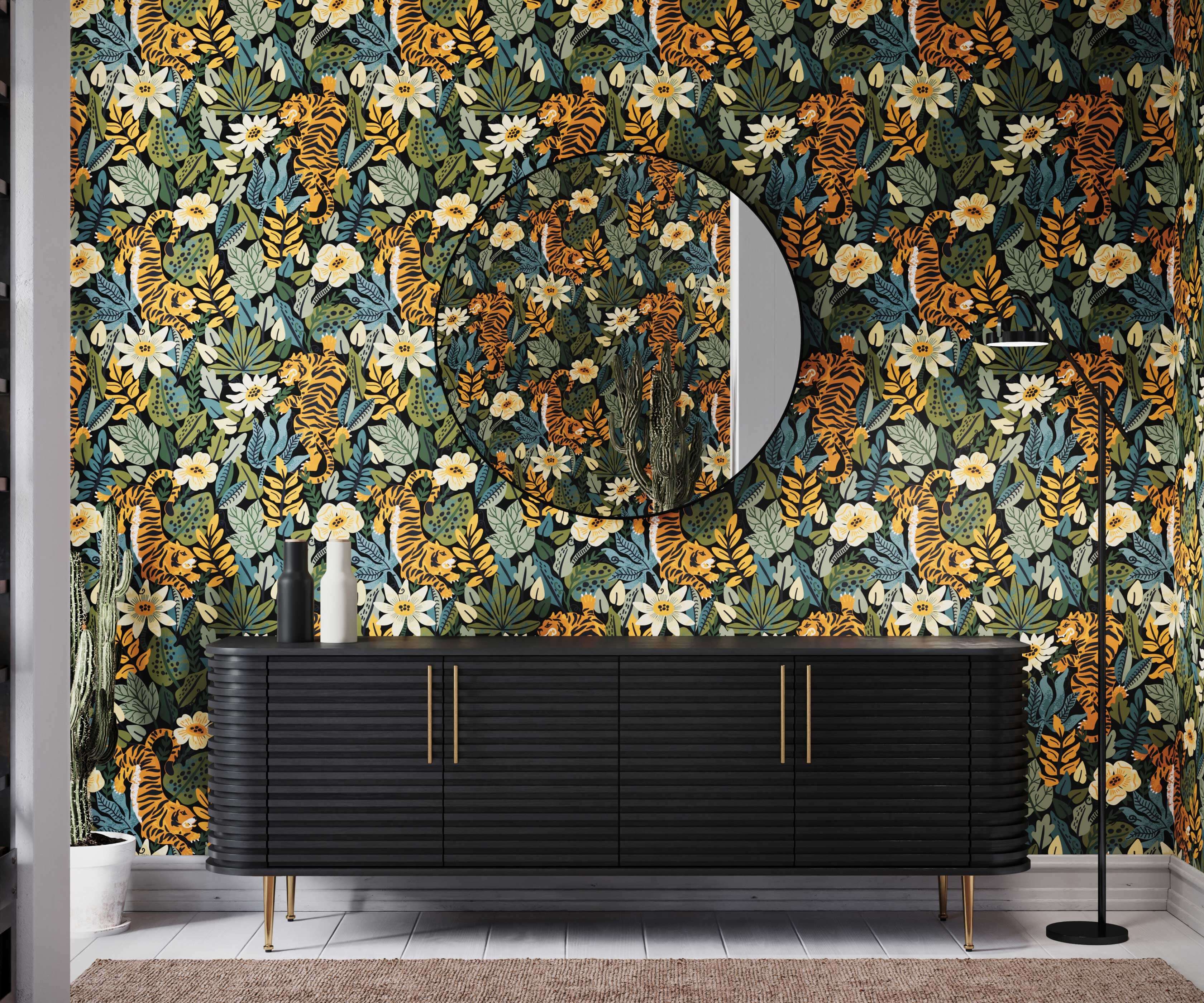Mira Wallpaper | Maximalist Tropical Design | Bobbi Beck – Proleno