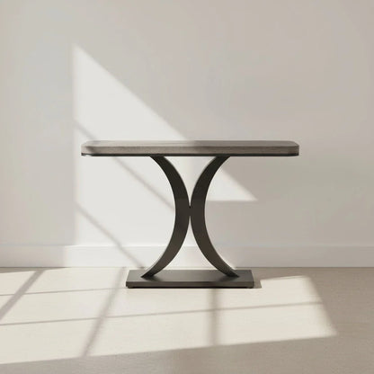 100cm Modern Geometric Console Table | Narrow Entryway & Sofa Table