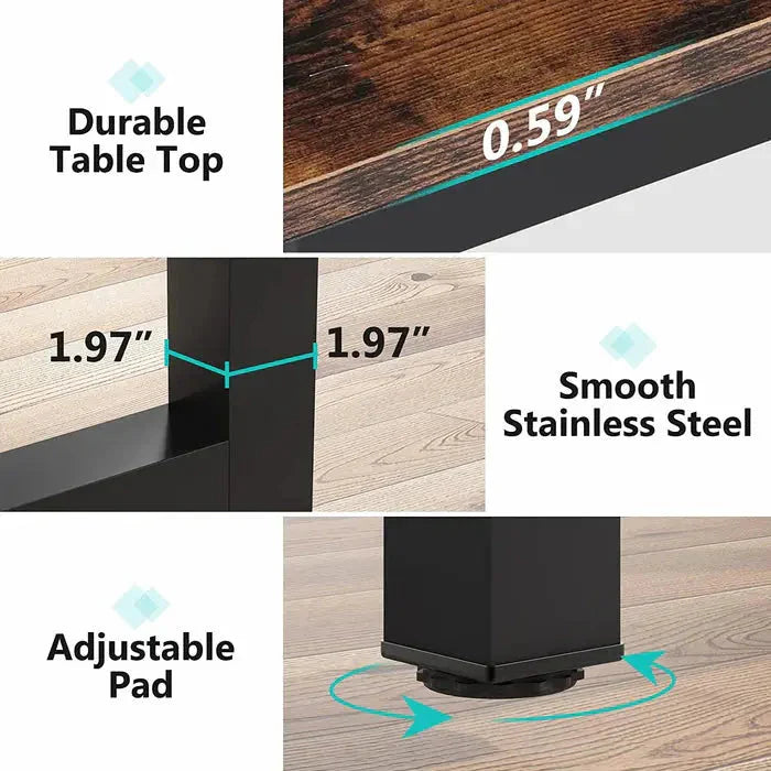 160cm Modern Conference Table | Rectangular Meeting & Executive Desk