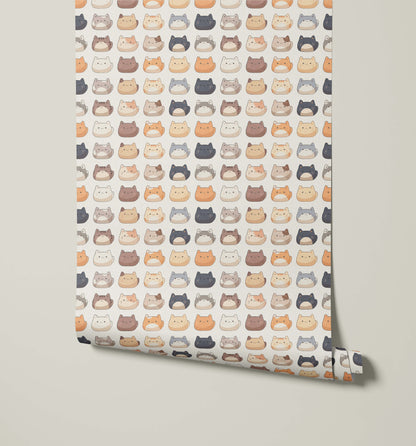 Bobbi Beck Momo Cat Face Wallpaper