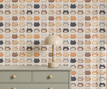 Bobbi Beck Momo Cat Face Wallpaper