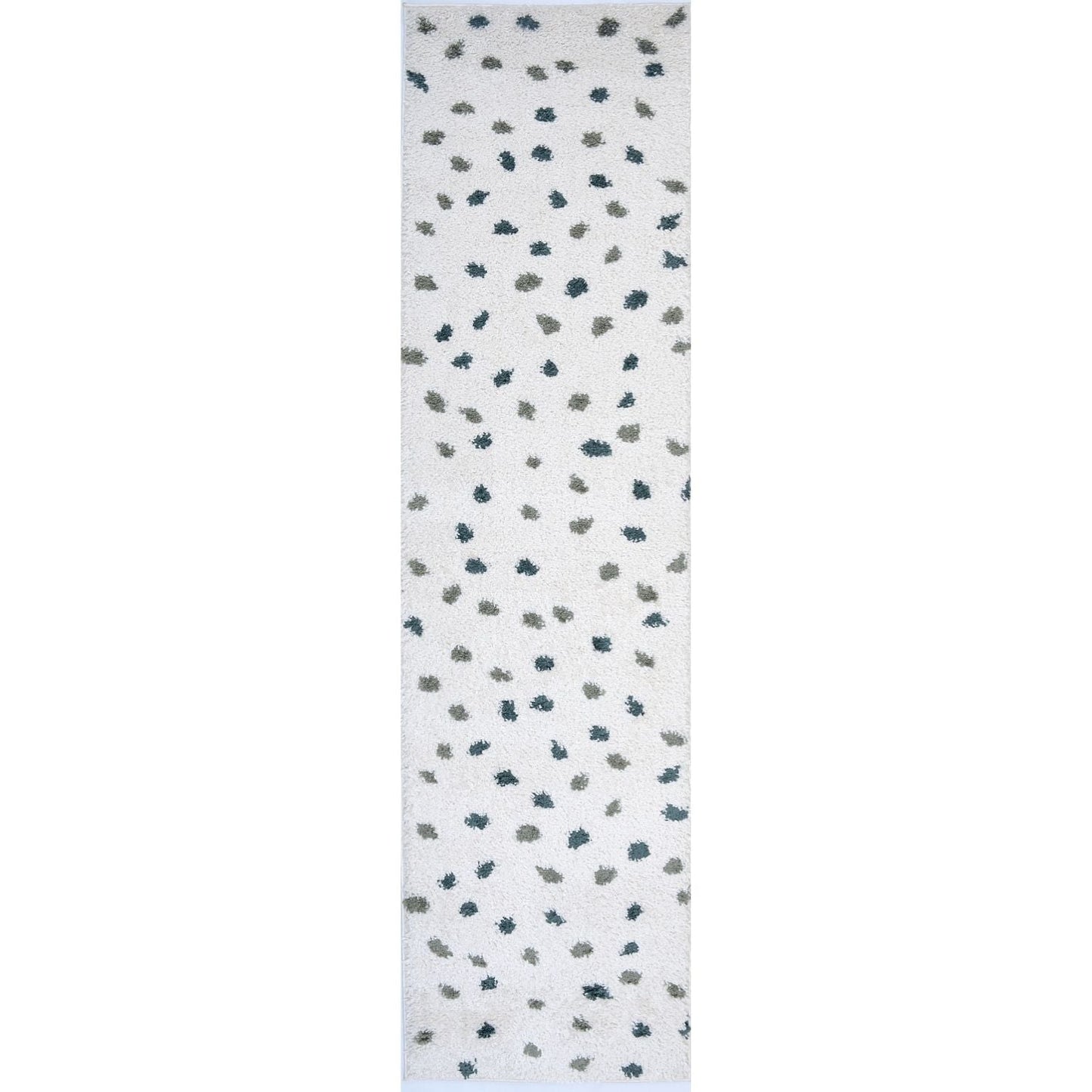 Moodi Shaggy Green Drizzle Rug