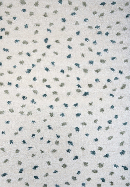 Moodi Shaggy Green Drizzle Rug