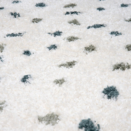 Moodi Shaggy Green Drizzle Rug