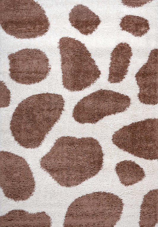 Moodi Shaggy Terra Froth Rug