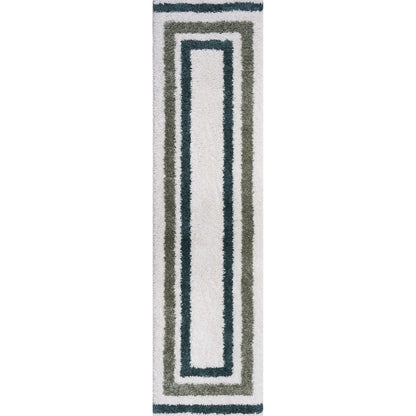 Moodi Shaggy Green Marina Rug