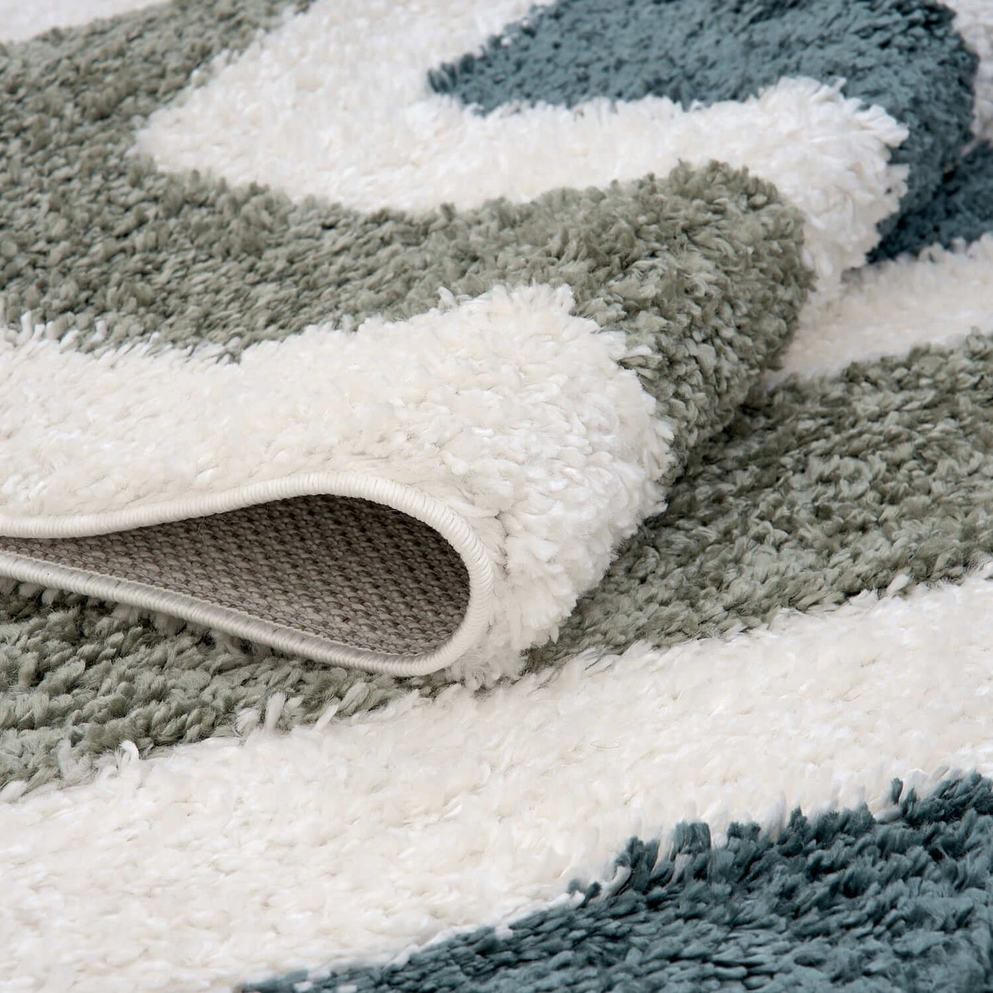 Moodi Shaggy Green Marina Rug