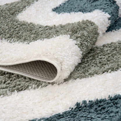 Moodi Shaggy Green Marina Rug