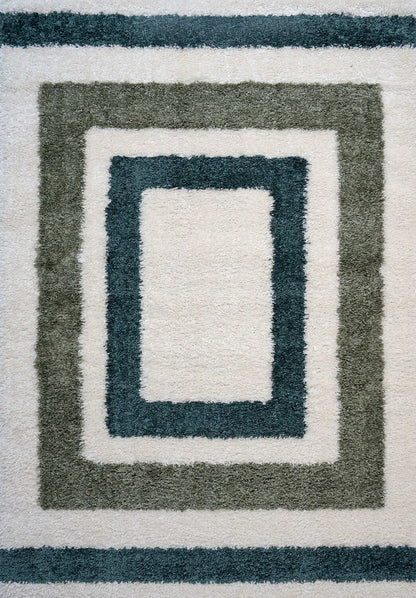 Moodi Shaggy Green Marina Rug