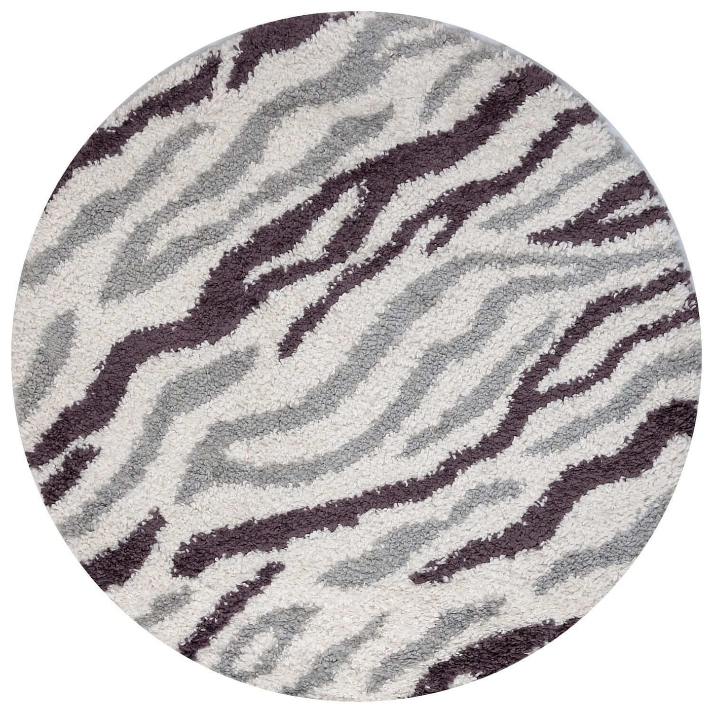 Moodi Shaggy Grey/Purple Mauvine Rug