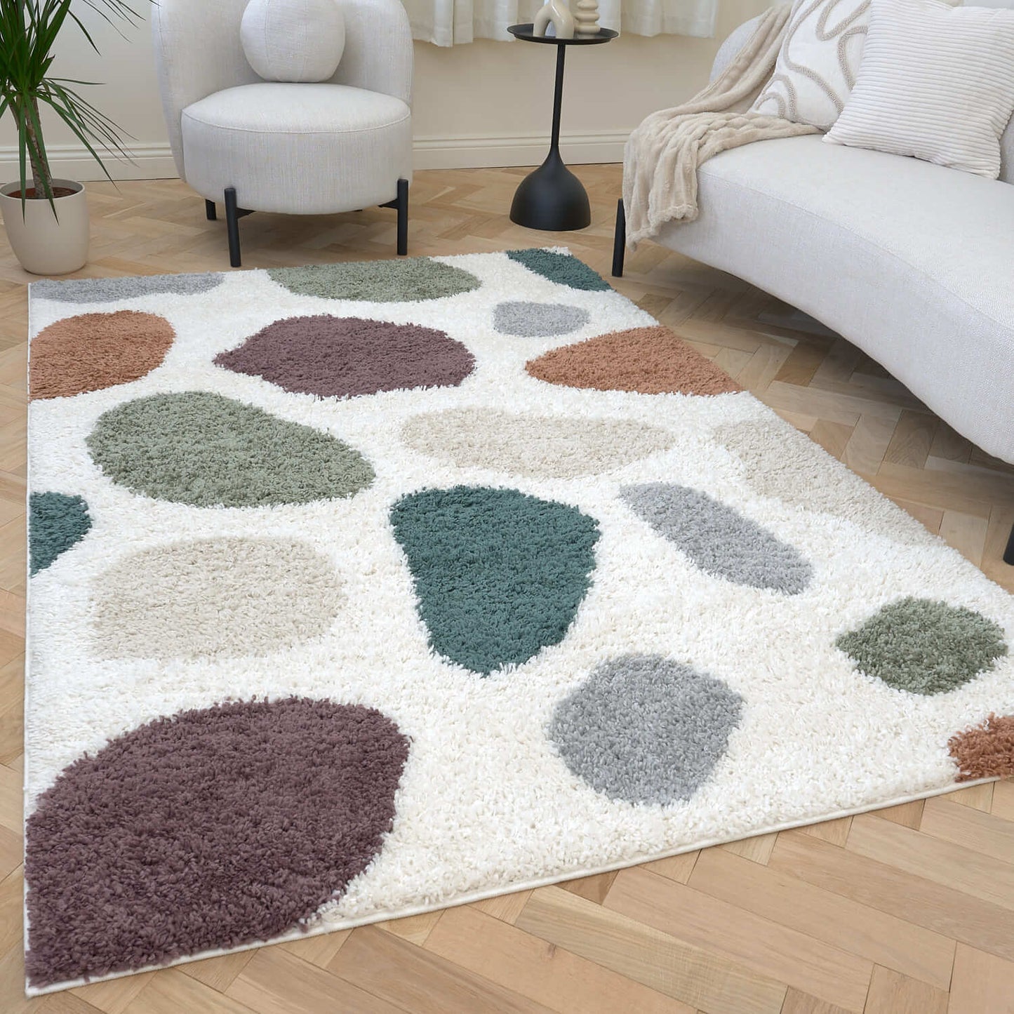 Moodi Shaggy Multicolour Mingle Rug