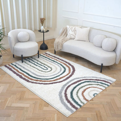 Moodi Shaggy Multicolour Raincat Rug