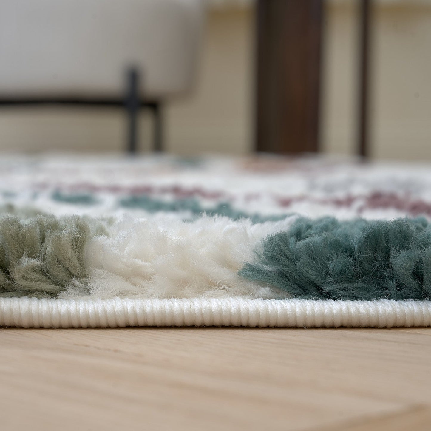 Moodi Shaggy Multicolour Raincat Rug