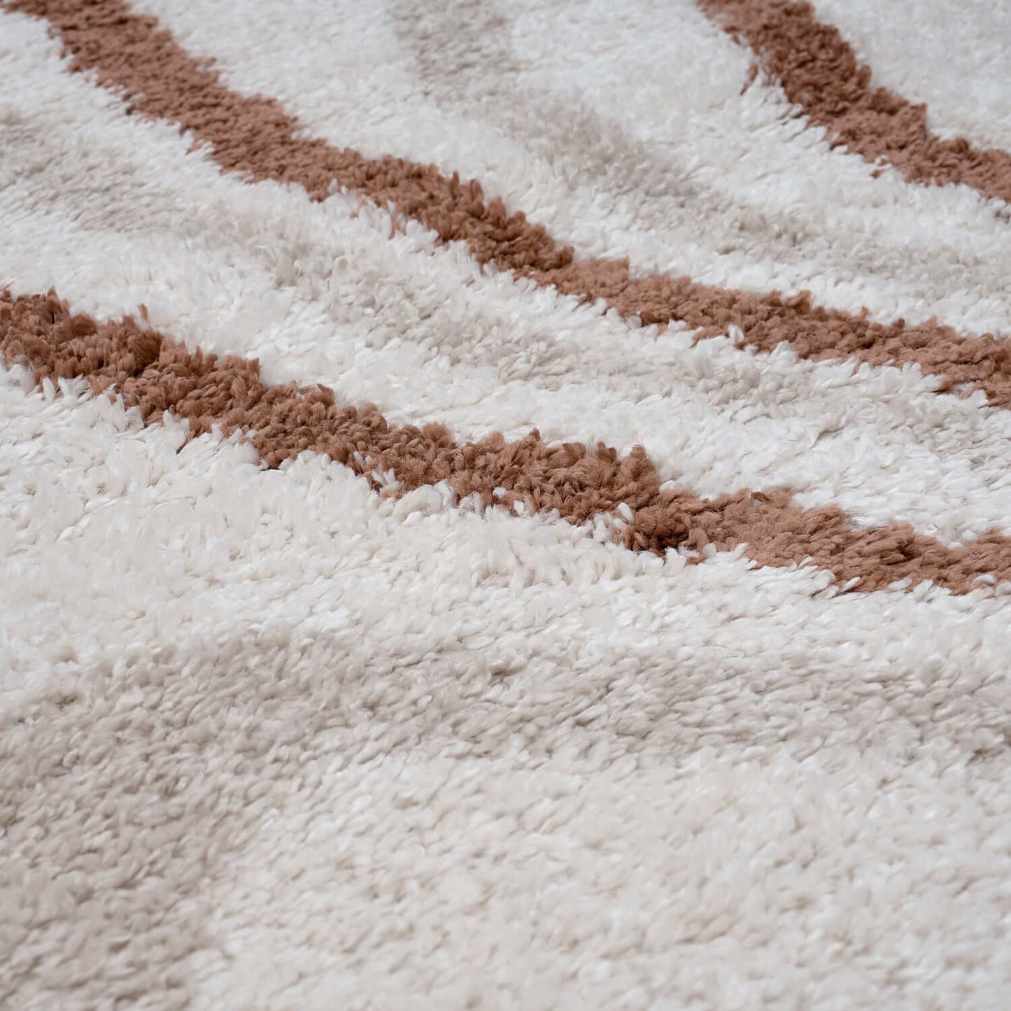 Moodi Shaggy Cream/Terra Sunhaze Rug