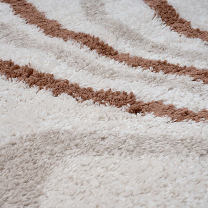 Moodi Shaggy Cream/Terra Sunhaze Rug