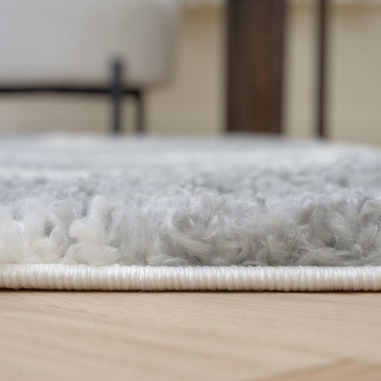 Moodi Shaggy Grey Tarn Rug