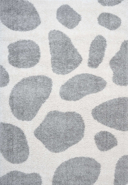 Moodi Shaggy Grey Tarn Rug