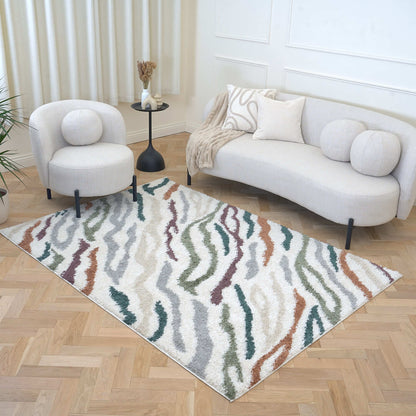 Moodi Shaggy Multicolour Tidecrest Rug