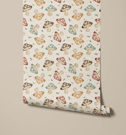 Bobbi Beck Morel Mushroom Character Wallpaper