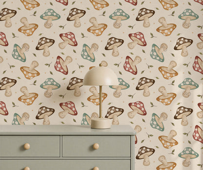 Bobbi Beck Morel Mushroom Character Wallpaper