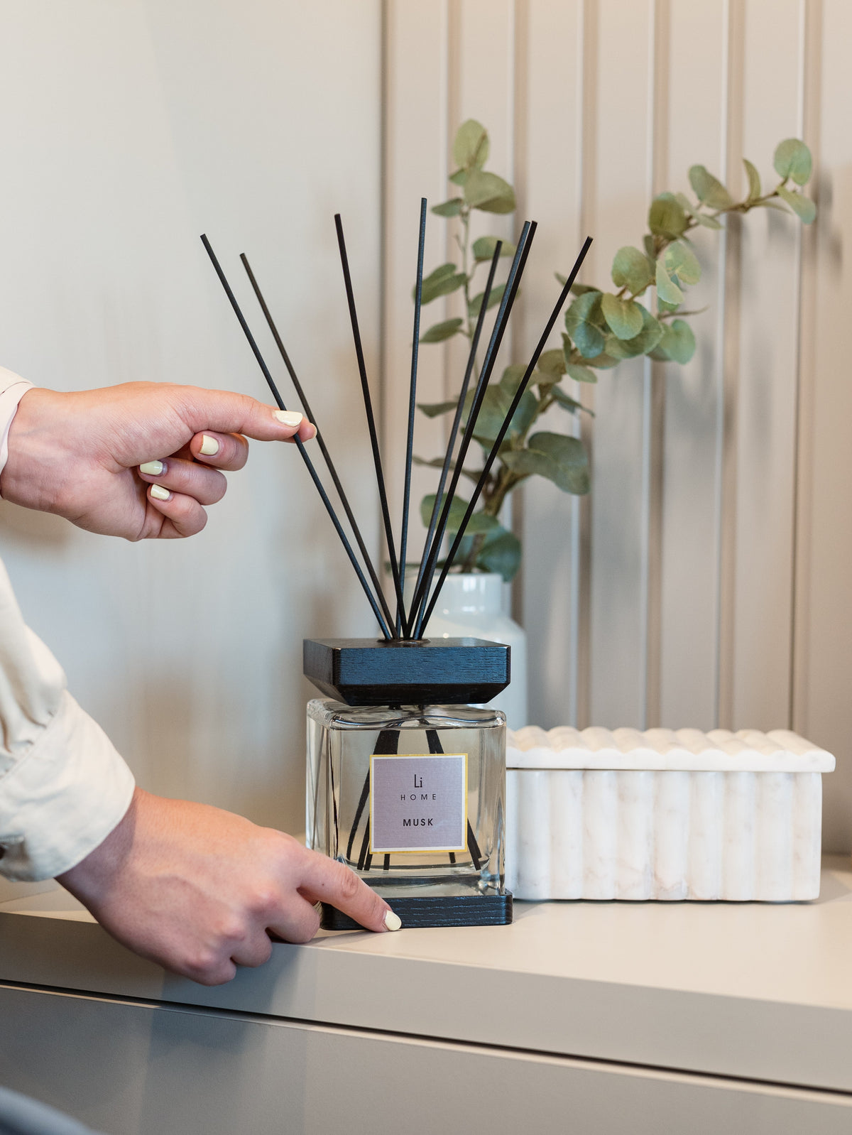 Lifestyle Home Collection Musk Square Reed Diffuser