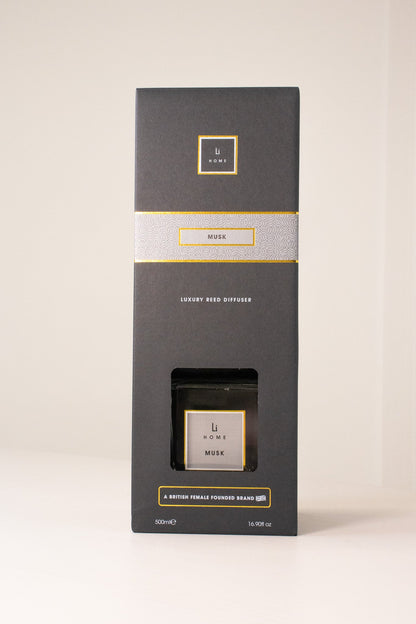 Lifestyle Home Collection Musk Square Reed Diffuser